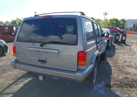 2000 Jeep Cherokee Classic из США, поврежденный, VIN 1J4FF58SXYL267033
